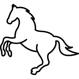 white-jumping-horse-outline